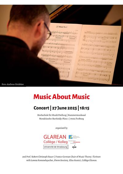 Konzert »Doktorandenseminar GLAREAN IX«