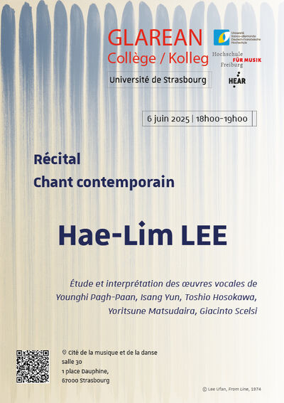 Concert de fin de thèse de Hae-Lim Lee