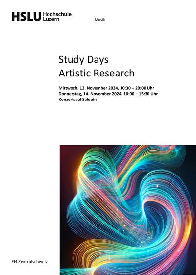 Study Days "Artistic Research" Luzern II