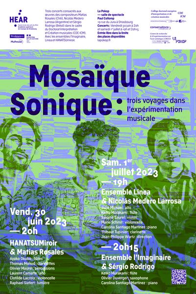 Concerts « Mosaïque sonique : trois voyages dans l'expérimentation musicale »